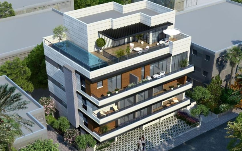 למכירה דירת גן 4 חדרים חדשה בשכונת רסקו א׳ חולון